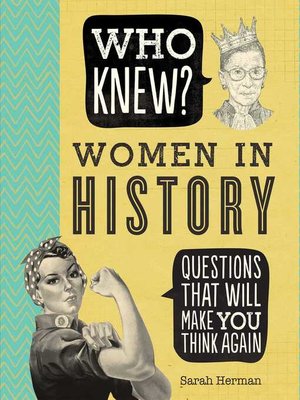 cover image of Who Knew? Women in History